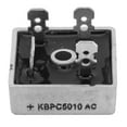 thumbnail image 3 of 10pcs 50A 1000V 4 Pin Square Metal Case Bridge Rectifier KBPC5010, 3 of 8