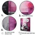 thumbnail image 3 of Designart "Magenta Horizon Cityscape III" Skyscrapers Wall Art Prints, 3 of 7