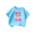 thumbnail image 4 of shqvo Girl 6t Shirts Loose Fit Round Neckline Summer Short Sleeve Tops for Big Girl Simple Pullover Comfort Basic Tees Outdoor Play Girls Cotton Tee, 4 of 4