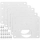 thumbnail image 2 of 10 piezas de reparación de bisagras Soporte de reparación de placa de refuerzo de puerta de estante de armario de placa, 2 of 4