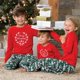 thumbnail image 2 of Pijamas familiares de Navidad para padres e hijos, conjunto de pijamas de Navidad 2021, 2 of 3