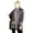 BROWN, variant on Shawl Wrap with Stripes Print, Brown, 1-Piece  - SF-RUM08BN