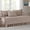 Taupe, variant on Daybed Cover 5-Piece 75"x39", Luxe Reversible Quilted All Season Bedding With Bedskirt Matching Shams