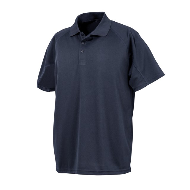Spiro Impact - Polo Aircool para hombre (Azul Marino)