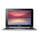 ASUS Chromebook Flip C100PA-DB02 - Conception de Flip - RK3288C - Chrome OS - Mali-T764 - 4 GB RAM - 16 GB Emcc - 10.1" IPS Écran Tactile 1280 x 800 - Wi-Fi 5 - Argent – image 3 sur 12
