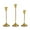 🍒 Gold_Hot#195, variant on Wrought Iron Candelabra Candle Holder Set of 3 | Aluminum Alloy Metal Candlestick, Layered Heights, Gold Silver Black | Elegant Centerpiece for Dining Table, Wedding, Holiday Decor, Sturdy