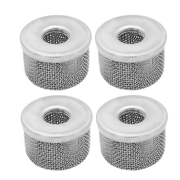 4Pcs 181073 or 181-073 Pump Inlet Strainer,Screen Filter 1/2In NPT Thread Stainless Steel with for Airless Paint Sprayer