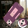 thumbnail image 5 of CoverON For Apple iPhone 15 Plus Case, Military Grade Heavy Duty Full Body Phone Kickstand Cover, Violet Purple, 5 of 8