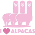 thumbnail image 3 of CafePress - I Love Alpacas Women's Light Pajamas - Women's Short Sleeve Print T-Shirt and Pants Light Cotton Pajama Set, 3 of 7