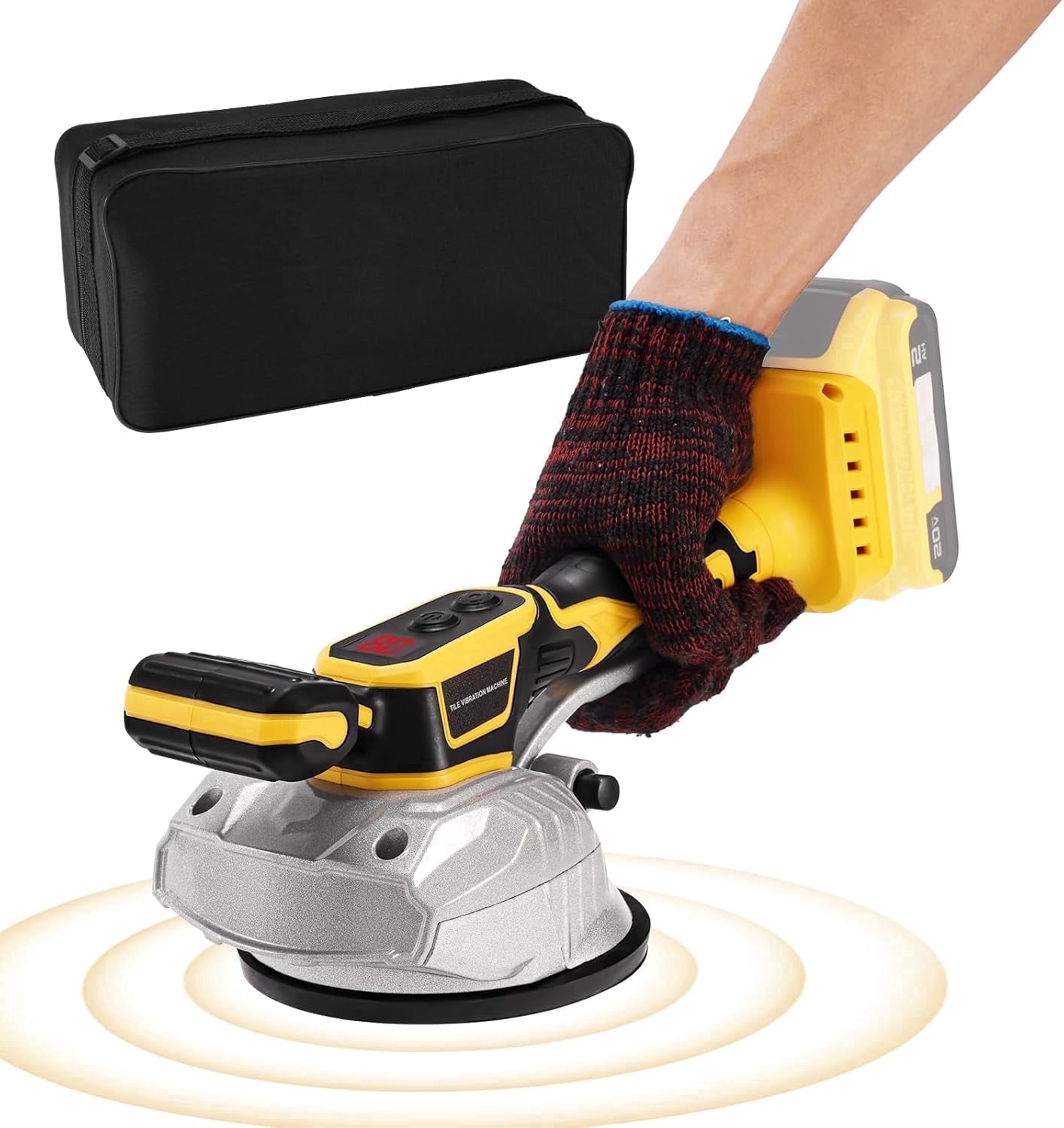 imessage not vibrating on silent Wadfow 20V Cordless Tile Vibrator 130mm WTVM1D12 Lithium Ion Tile Fixing  Machine Tile Leveling Tool for Floor Wall Installation – National Techtools main image 1