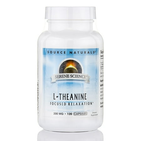 Source Naturals L-Theanine 200mg, 120 capsule