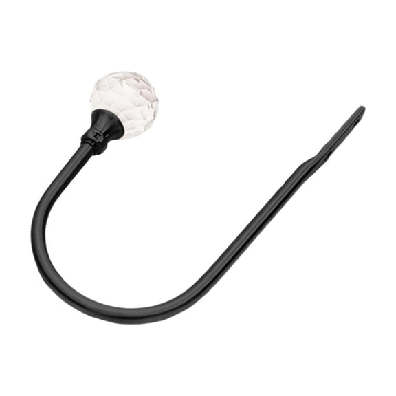 1x U-Shaped Metal Curtain Wall Hook Decorative Holdback, Clearance Black Clearance Sale!