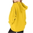 thumbnail image 4 of HAiming Kids Pullover Sweatshirts Printed Long Sleeve Hooded Loose Casual Shirts Fall Winter Workout Tops with Pockets, 4 of 7
