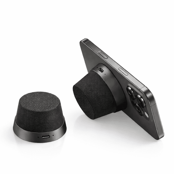 Magnetic Bluetooth Speaker 2-in-1 with Phone Stand, 20W Loud 360 °   Surround Sound, Dual Pairing, IPX6 Waterproof, 20H Playtime, Portable Wireless Speaker for iPhone/Android