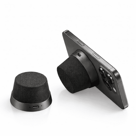 Magnetic Bluetooth Speaker 2-in-1 with Phone Stand, 20W Loud 360 ° Surround Sound, Dual Pairing, IPX6 Waterproof, 20H Playtime, Portable Wireless Speaker for iPhone/Android
