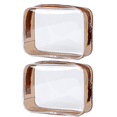 thumbnail image 2 of Clear Toiletry Bag Transparent Makeup Bags Set Waterproof Wash Bag, 2 of 5
