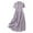 Purple, variant on Midi Dress for Women,Dress for Women Plus Size Peter Pan Collar Loose Casual Dress