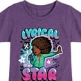 thumbnail image 3 of Karma's World - Lyrical Star Graffiti Style - Toddler & Youth Girls Short Sleeve Graphic T-Shirt, 3 of 5