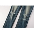thumbnail image 5 of 2025 Ksubis Jeans brand Jeans  Men's Jeans Casual Comfort Holes Fashionable Straight Skinny Slim Fit Jeans, Ripped Stretch Jeans Denim Pants Menswear 3018 28-40, 5 of 11