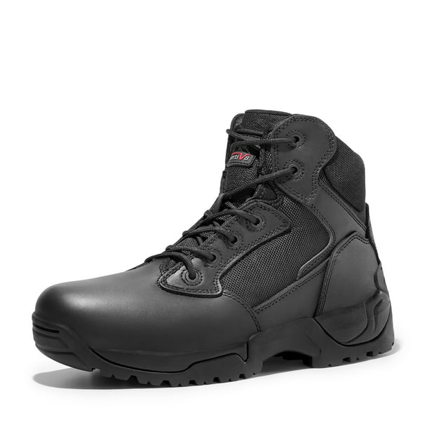 NORTIV 8 Botas Militares y Tácticas Hombre Trabajo Motocicleta Combate Botas de Senderismo