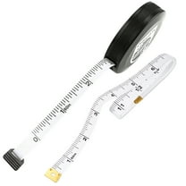 WHAMVOX  Tape Measure Tool Portable Flexible Centimeter Ruler Keychain Measuring Black