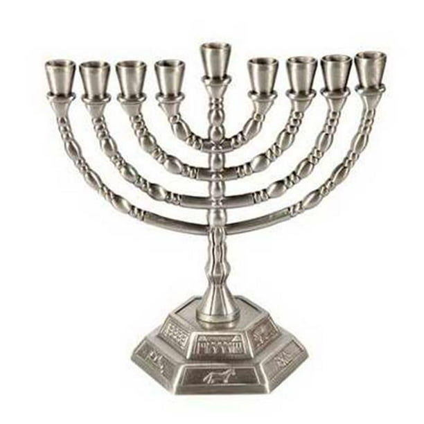 Holy Land Gifts 74242 Menorah12 Tribes  3.5 x 7 x 6.5 in.  Walmart