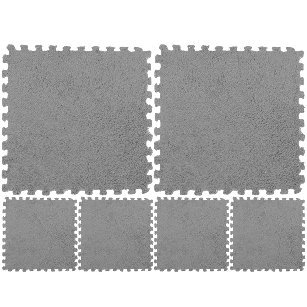 NUOLUX 6Pcs Interlocking Floor Mats Baby Play Mats Floor Gyms Puzzles