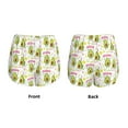 thumbnail image 3 of Fuzoiu Avocado Work Out Print Women's Athletic Shorts, Double-Layer Running Shorts with Pocket,Women's Workout Shorts for Yoga, Gym, and Workouts-Large, 3 of 7