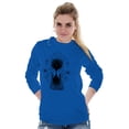 thumbnail image 5 of Hourglass Hands Crystal Ball Celestial Women's Long Sleeve T Shirt Brisco Brands X, 5 of 6