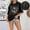 Black, variant on Graphic Tennis Tees for Women %E2%80%99s T-Shirts Oversized Tee for Everyday Wear with Sun Moon Graphic Casual Crewneck Short Sleeves in Gray Beige M