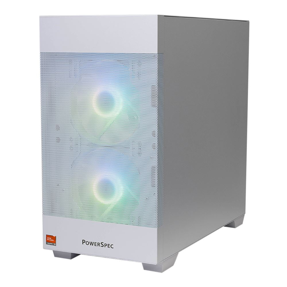 PowerSpec G527 Gaming PC AMD Ryzen 5 7500X3D 4.0GHz Processor, AMD Radeon RX 9060 XT 16GB GDDR6, 32GB DDR5-6000 RAM, 1TB NVMe, WiFi 6E (802.11ax), Bluetooth 5.3, Windows 11 Home