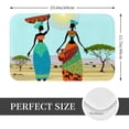thumbnail image 2 of Sikiie African Women Print Flannel Anti-slip Floor Mat 16x24in, Thickened Dustproof Entrance Door Mat Floor Mat for Kitchen, Bathroom, Laundry Room, 2 of 7
