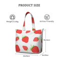 thumbnail image 4 of Gym Bag for Women,Travel Duffel Bag Gym Duffle Strawberry Large Gym Tote Bag for Short Trips, 4 of 5