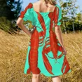 thumbnail image 4 of Lobsters Sleeveless Dress Clothing Women's evening dress dresses ladies 2024 summer party dresses women, 4 of 7