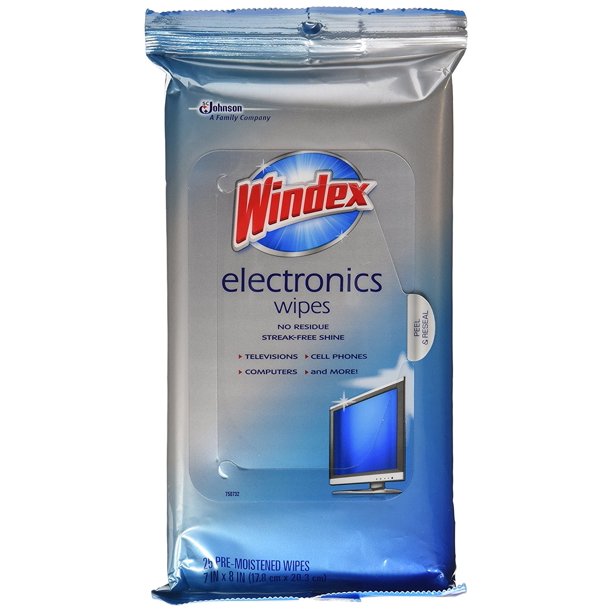 Windex For Electronics Wipes, 25 ct2 pack, CLEANER By SC Johnson
