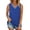 A-Blue, variant on MOSHU Color Block Tank Tops for Women Casual Loose Tops Summer V Neck Sleeveless Shirts Basic Trendy Tunic Tops