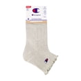thumbnail image 2 of Champion Women’s Heritage Collection Lightweight Cotton Blended Ankle Socks, 3 Pack, Sizes 4–10, 2 of 6