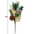 thumbnail image 3 of Picks Navideños Artificiales DR.DUDU 6 Piezas 30 cm Decoración Dorada, 3 of 8