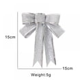 thumbnail image 2 of Christmas Bows Christmas Tree Decoration Christmas Wreath Bow for Gift Wrapping Wedding Home Party Decoration, 2 of 5