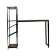thumbnail image 6 of Merrick Lane Waterproof Pub Table, Black/Walnut, 6 of 12