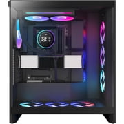 KRAKEN ELITE RGB 240 BLACK WITH AIO LIQUID COOLER WITH IPS LCD & STATIC PRESSURE FANS Intel Socket LGA 1851, 1700 & 1200/115X AMD Socket AM5, AM4
