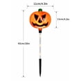 thumbnail image 2 of Outdoor Solar Decor Set of 6, Pumpkin Solar Lights Outdoor, Halloween Decorations Outdoor Solar, Halloween Lawn Decorations, Solar Garden Lights Outdoor Waterproof, 16 X 4.5 X 4.5, 2 of 7