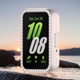 thumbnail image 4 of Funda protectora con incrustaciones de diamantes para PC marco a prueba de polvo para reloj media funda antiarañazos para Samsung Galaxy Fit 3 SM-R390, 4 of 6
