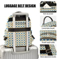 thumbnail image 4 of JIALIOU Mini Backpack Purse for Women Quilted Casual Daypack Small Travel Shoulder Bag, Blue Yellow Block, 4 of 7