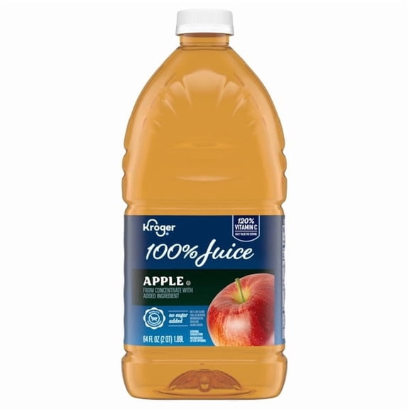 Kr 100% Apple Juice 64 fl oz
