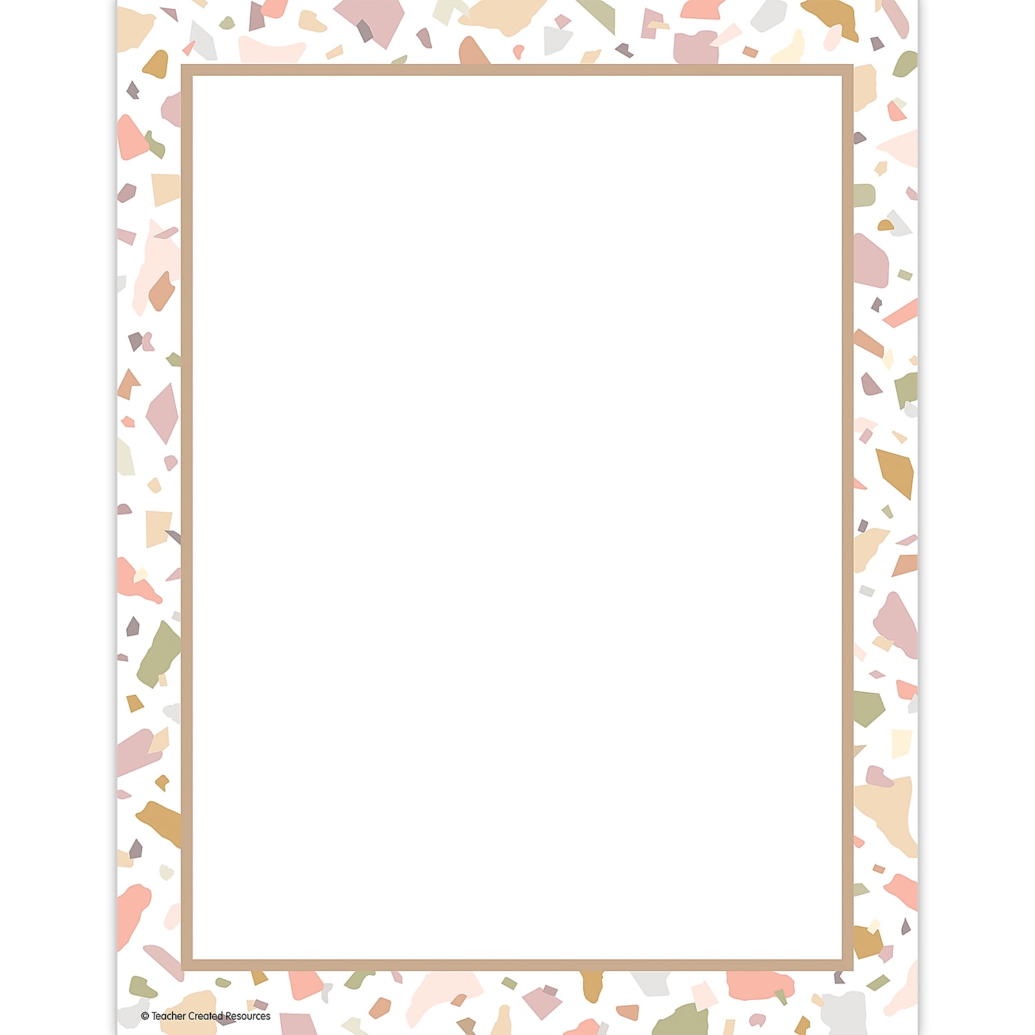 Teacher Created Resources Terrazzo Tones Computer Paper, 50 Sheets Per Pack, 6 Packs