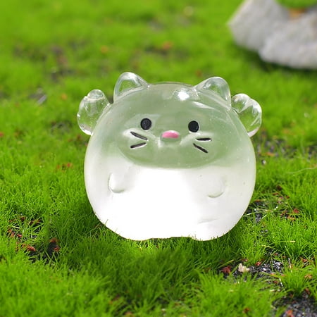 

Prime Day 2024 Micro View Angel Animal Gardening Night Light Small Ornament Transparent Winged Pig Duckling Resin Accessories