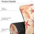 thumbnail image 4 of Yayeee Faucet Mat for Kitchen Sink 30" Diatomite Long Splash Guard Pad, Red Starfish, 4 of 7