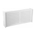 thumbnail image 1 of Soporte duradero para decodificador, almacenamiento decorativo creativo para montaje en pared, oculta cables desordenados, material de PVC con diseño simple y elegante, amplias aplicaciones para el, 1 of 4