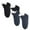 Navy, variant on 2 Pairs Children's Winter Warm Wool Solid Color Socks Kids Boy Girls Hiking Thermal Boot Crew Socks Gray 6 Years